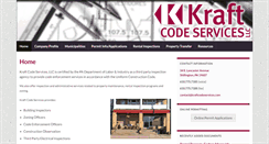 Desktop Screenshot of kraftcodeservices.com